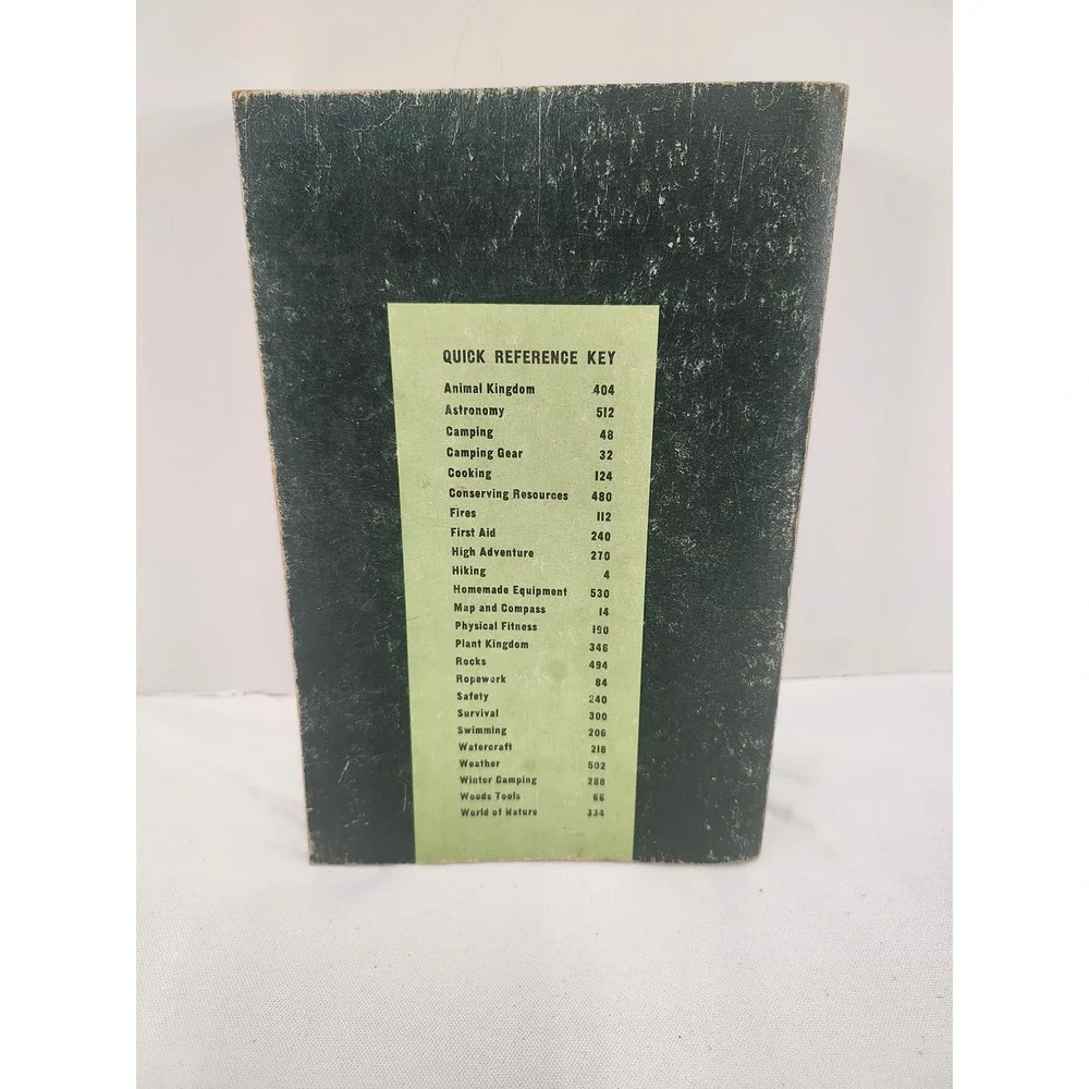 Vintage Boy Scouts of America Fieldbook 1971 Printing BSA No. 3201 Outdoor Guide